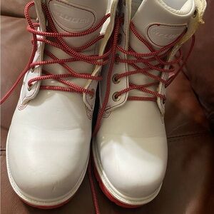 Lugz women’s  White and Red Boots